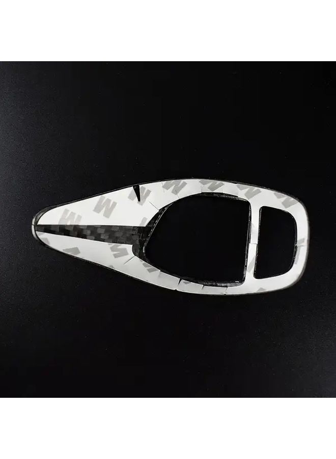 غطية مقبض ناقل الحركة من ألياف الكربون ABS ألياف الكربون للطرازات BMW ذات ناقل الحركة اليدوي - Image 5