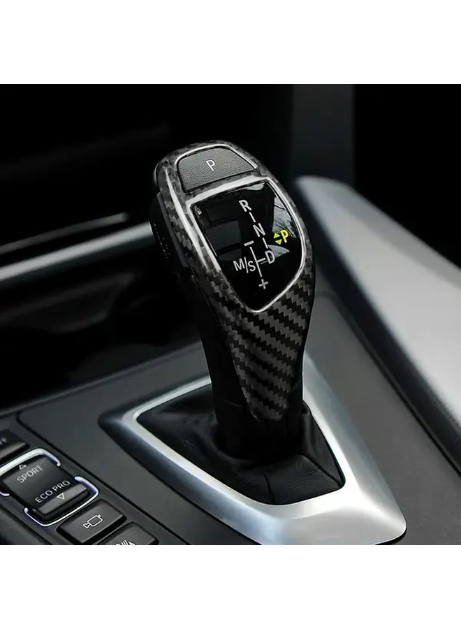 غطية مقبض ناقل الحركة من ألياف الكربون ABS ألياف الكربون للطرازات BMW ذات ناقل الحركة اليدوي - Image 4