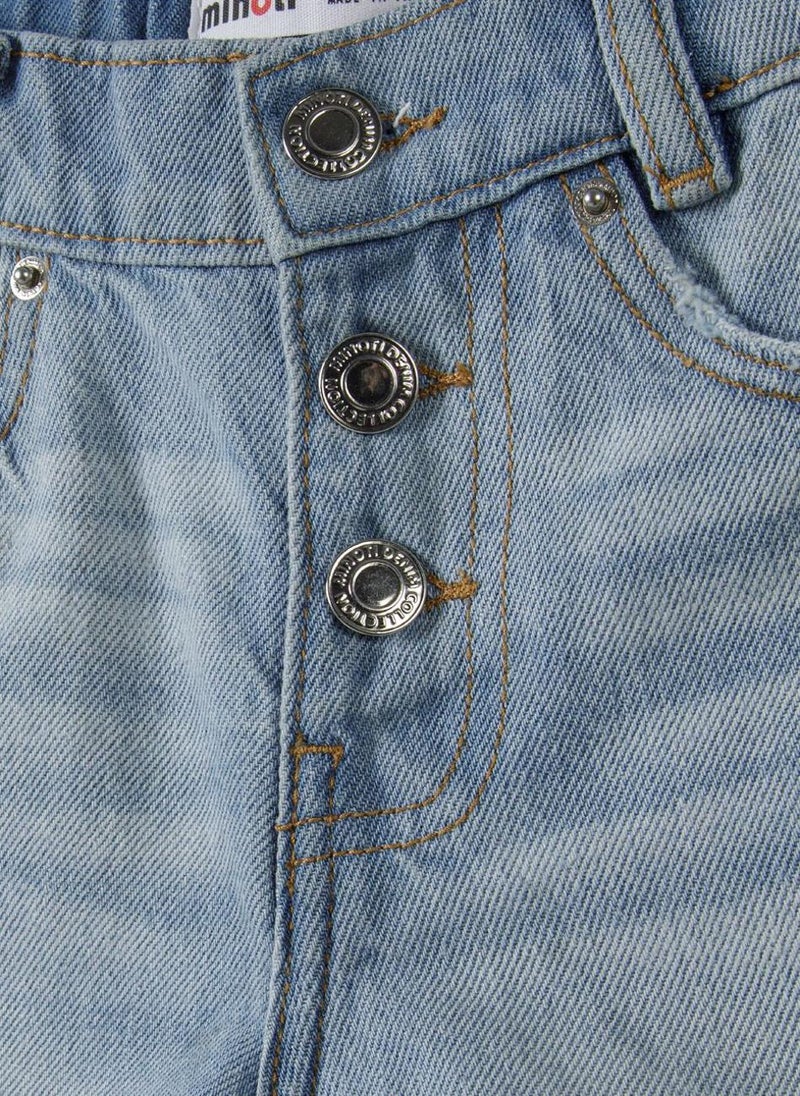 مينوتي شورت جينز للبنات المراهقات - Image 3