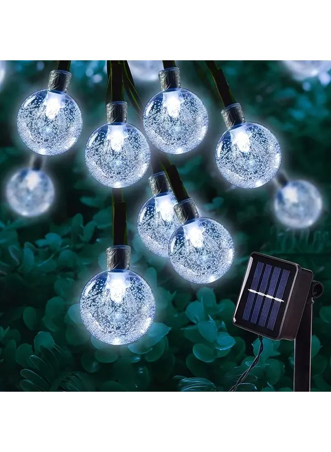 Solar Powered Outdoor String Lights 100 LEDs 472 Inch White 8 Modes Decorative Sphere Lanterns - Image 5
