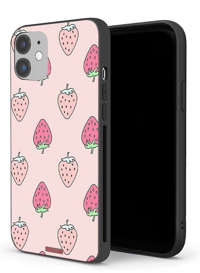 Tolwak Apple iPhone 12 mini Protective Case Strawberry Icon - Image 1