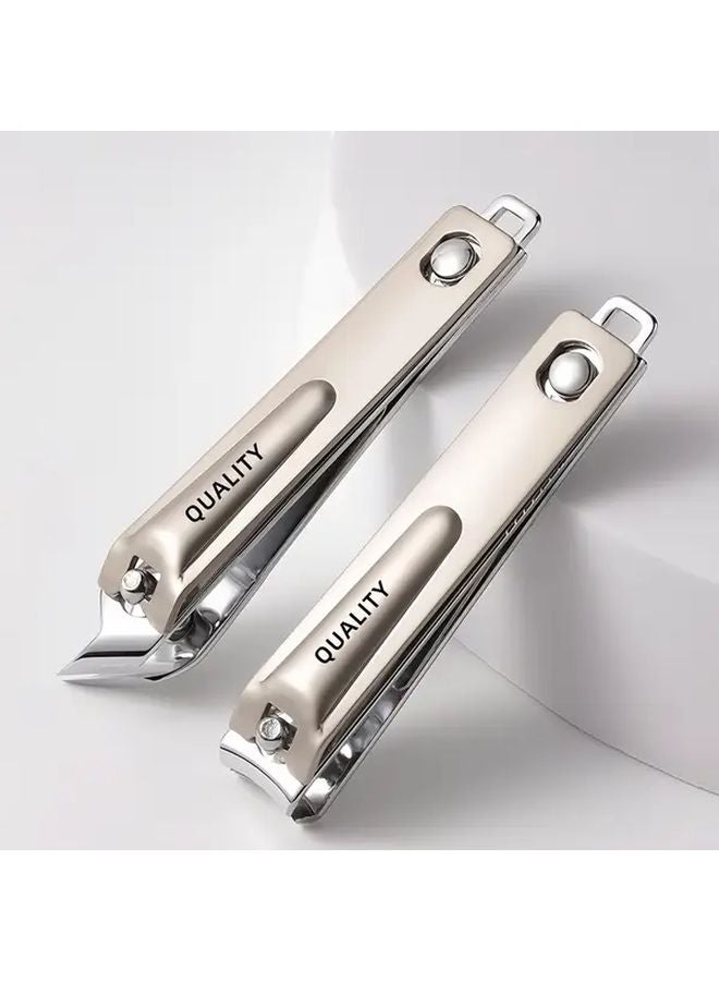 Flat Mouth 1Pcs Stainless Steel Nail Clippers For Thick Nails Ultra Sharp Portable Nail Scissors - Image 3