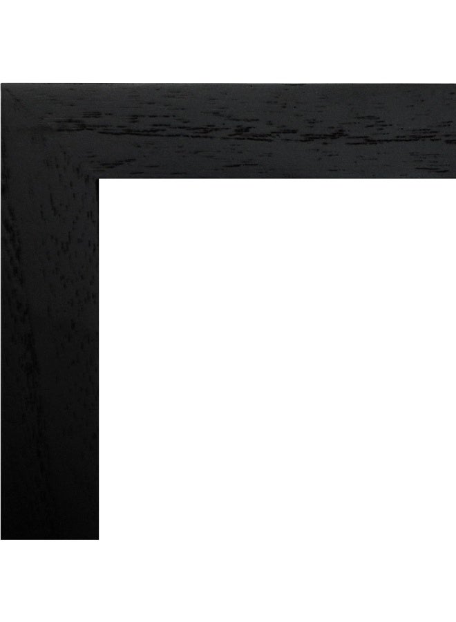 MCS Art Frame with Mat Opening, Black, 6 x 6 in - Image 1