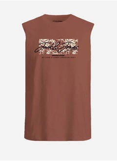 Jack Jones Graphic Print Round Neck T-Shirt 