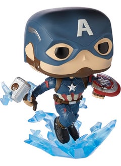 Marvel Endgame Captain America With Broken Shield And Mjolnir Action Figure 45137
