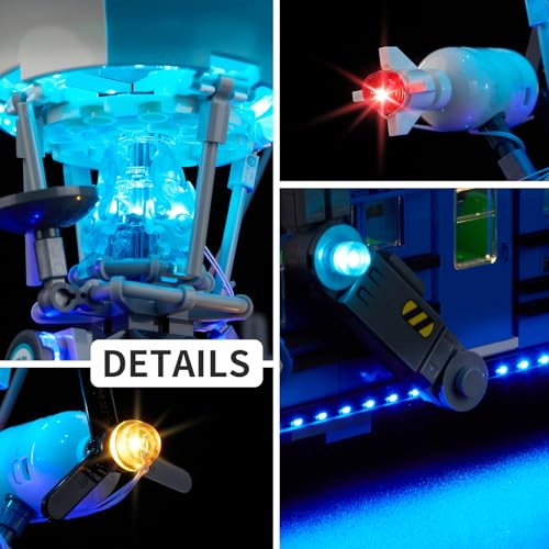Kyglaring LED Light Kit Compatible with Lego Battle Bus 77073 Building Blocks Upgraded Lighting Accessories for 77073 Model Set Lights Only Model Not Included Classic Version - Image 5