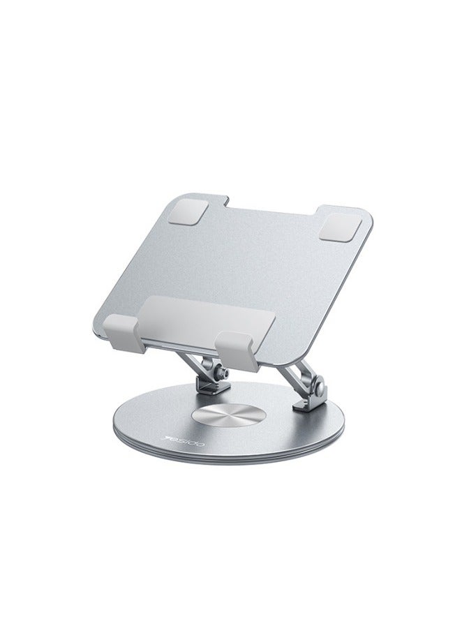 Yesido C293 360 Degree Rotating Foldable Tablet Desk Stand(Silver) - Image 1