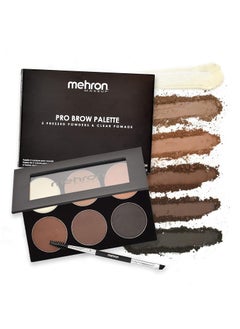 mehron Mehron Pro Brow Palette  Pressed Powders and Pomade 