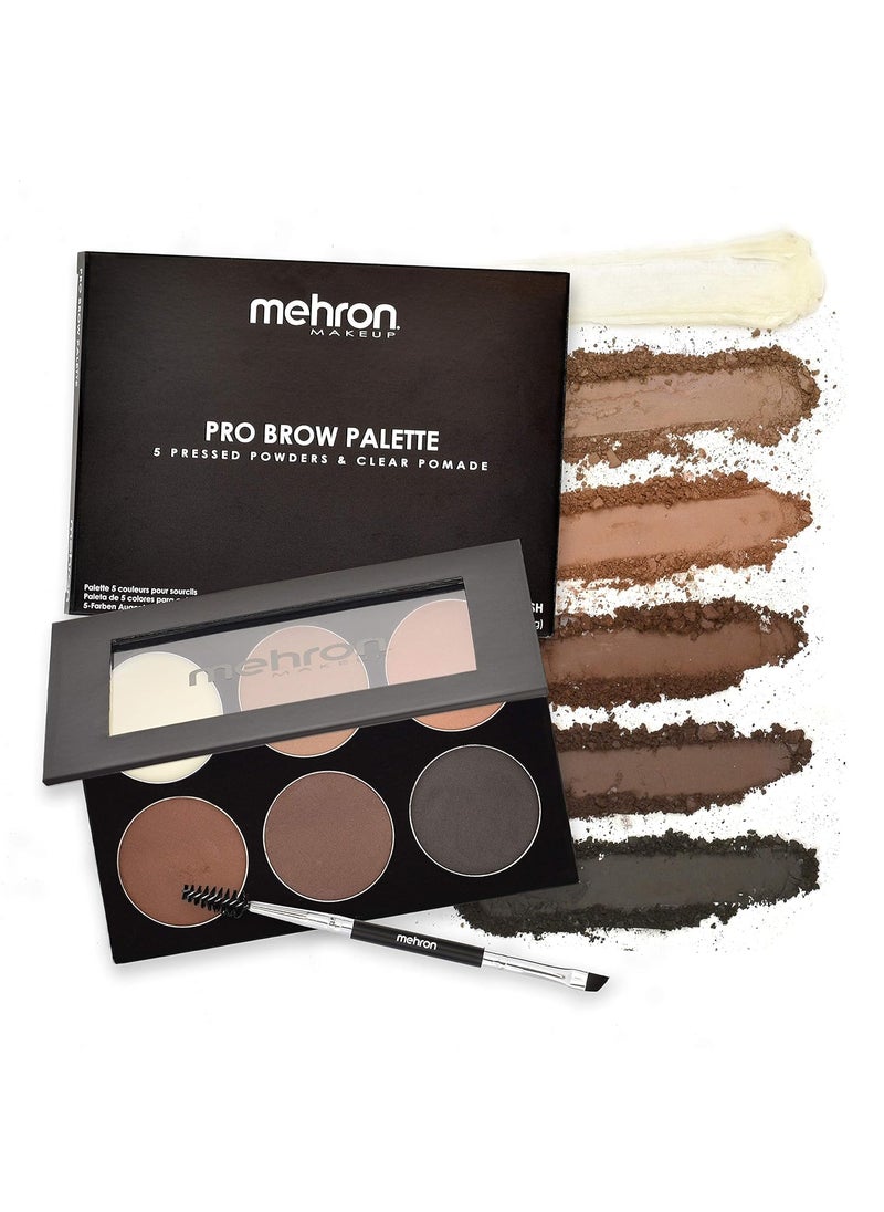 mehron - Mehron Pro Brow Palette  Pressed Powders and Pomade - Image 1