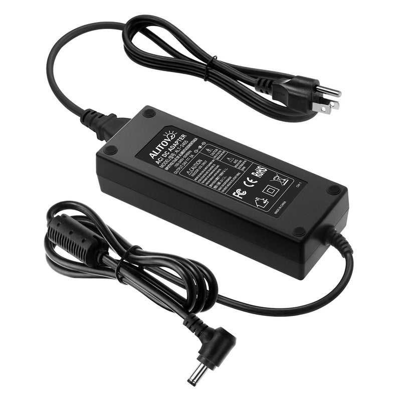 ALITOVE محول الطاقة ALITOVE 24V DC 24 فولت 5A محول AC 100-240V AC/DC متوافق 5 أمبير 4A 3A 2.7A 2.5A 2A مع طرف 5.5 * 2.5mm/2.1mm لشريط LED وكاميرا CCTV وطابعة وشاشة LCD - Image 1