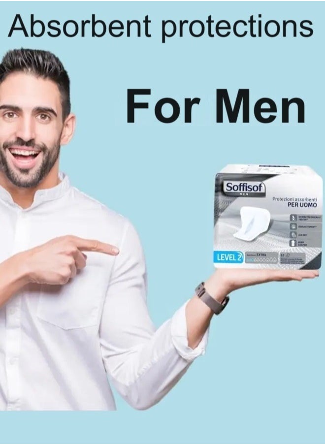 SOFFISOF - SoffiSof Men’s Diapers Level 2 The Perfect solution of Males Who Suffer From the Problem of Loss of Urinary Control ( 3Pack ) - Image 1