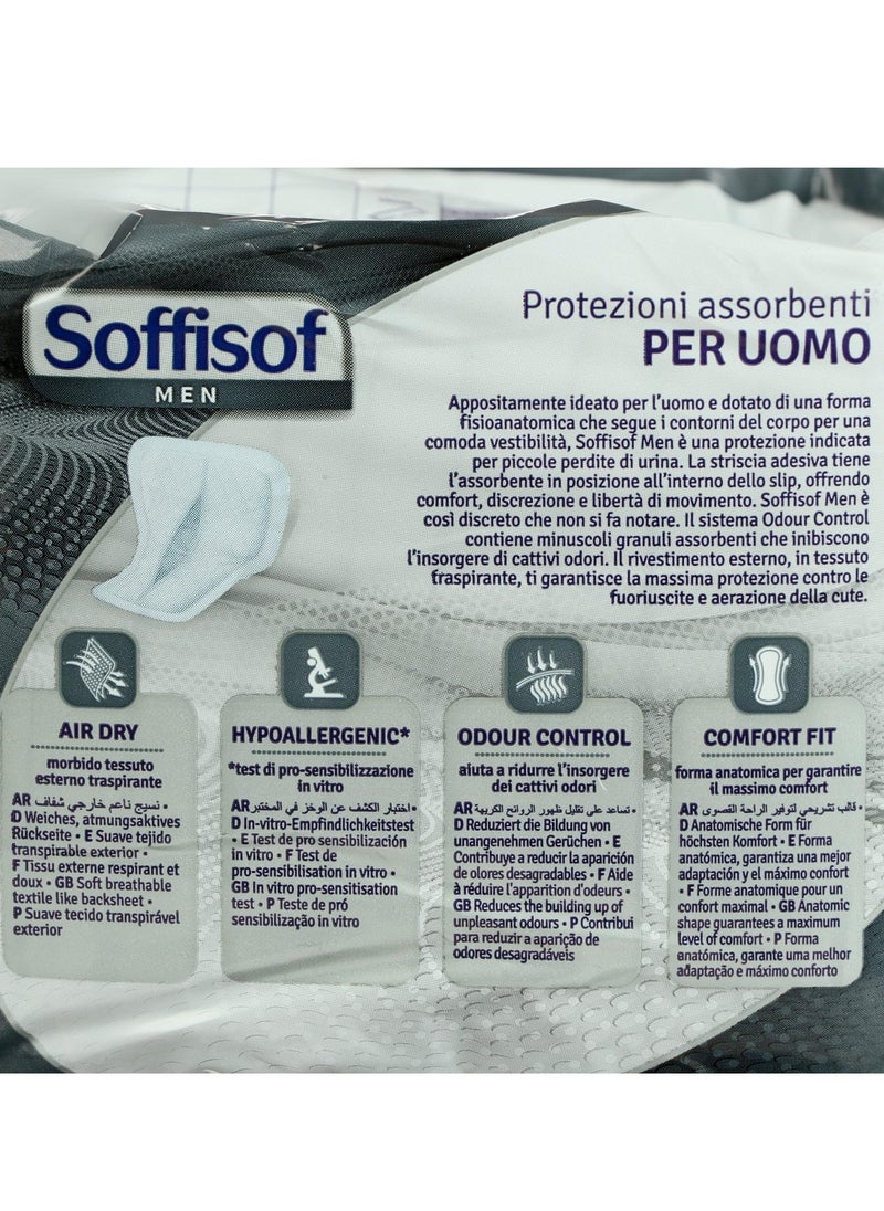 SOFFISOF - SoffiSof Men’s Diapers Level 2 The Perfect solution of Males Who Suffer From the Problem of Loss of Urinary Control ( 3Pack ) - Image 1