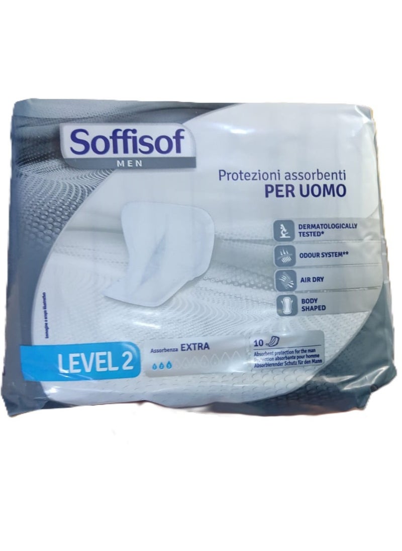 SOFFISOF - SoffiSof Men’s Diapers Level 2 The Perfect solution of Males Who Suffer From the Problem of Loss of Urinary Control ( 3Pack ) - Image 1