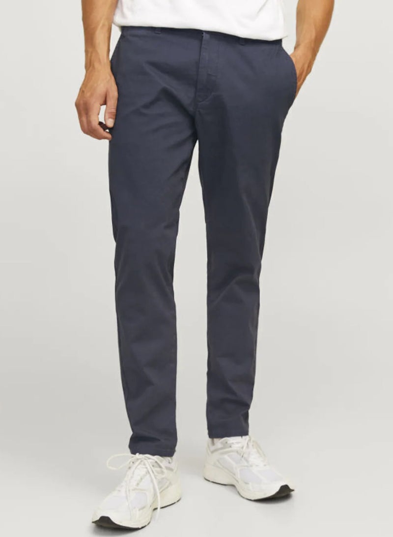 JJ Rebel Solid Slim Fit Chinos Pants - Image 1