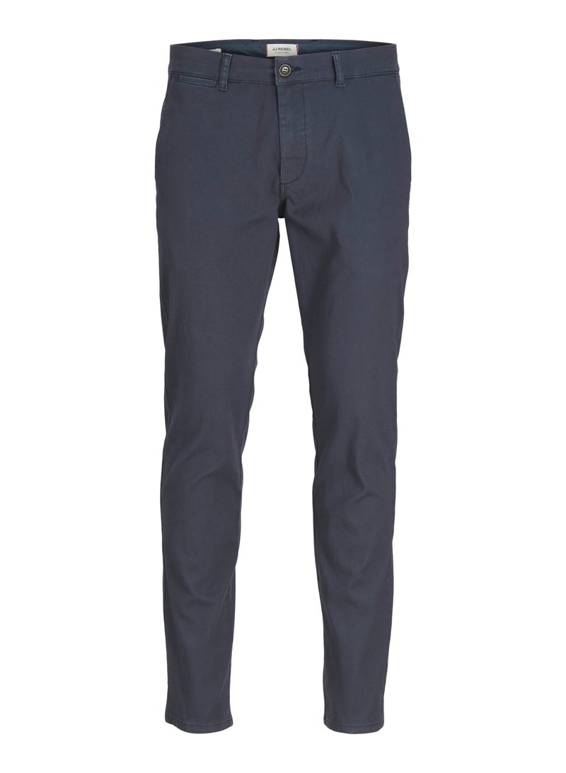 JJ Rebel Solid Slim Fit Chinos Pants - Image 4
