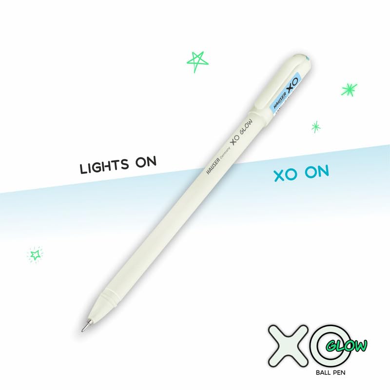 HAUSER ARTZ XO Dark in Glow Ball Pen Refill 20 PCS Assorted - Image 4