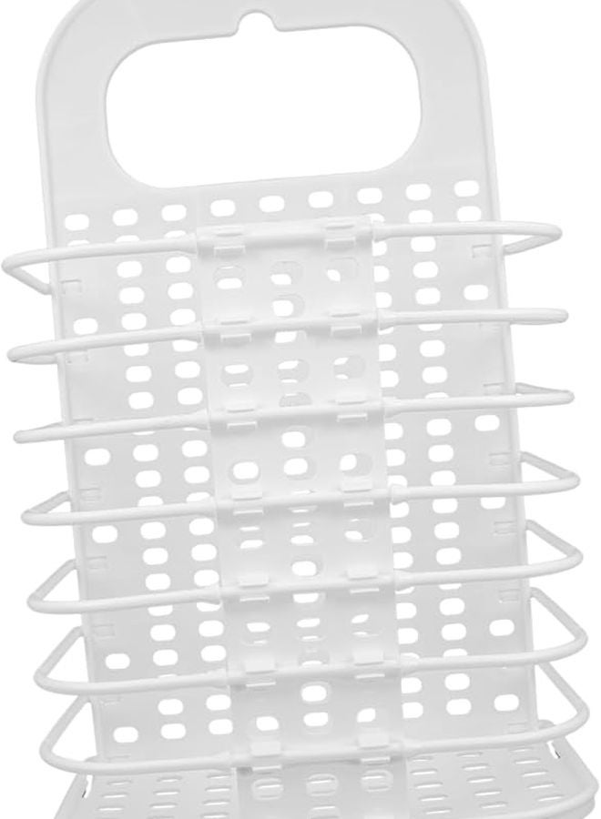 Foldable Wall Mounted Laundry Basket Collapsible Clothes Hamper Space Saving Organizer - Image 1