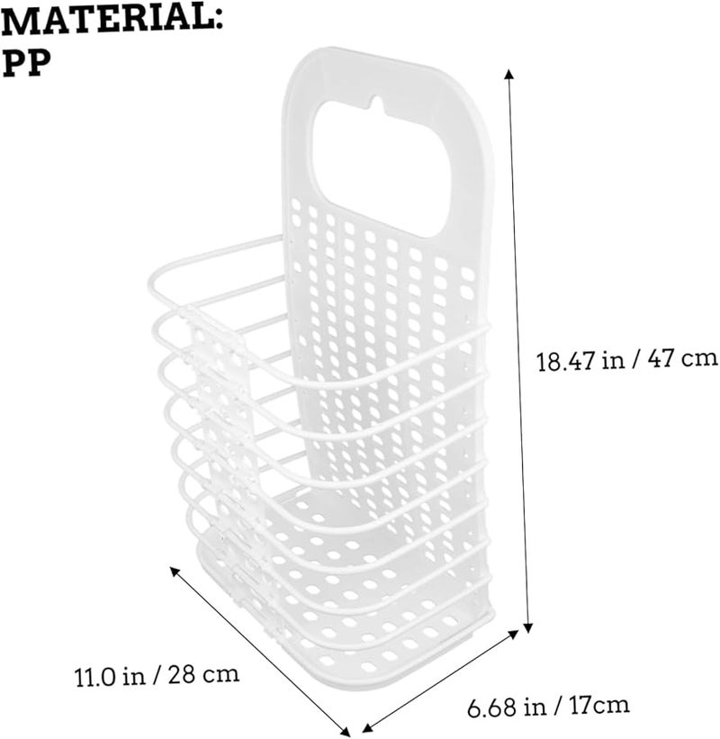 Foldable Wall Mounted Laundry Basket Collapsible Clothes Hamper Space Saving Organizer - Image 2