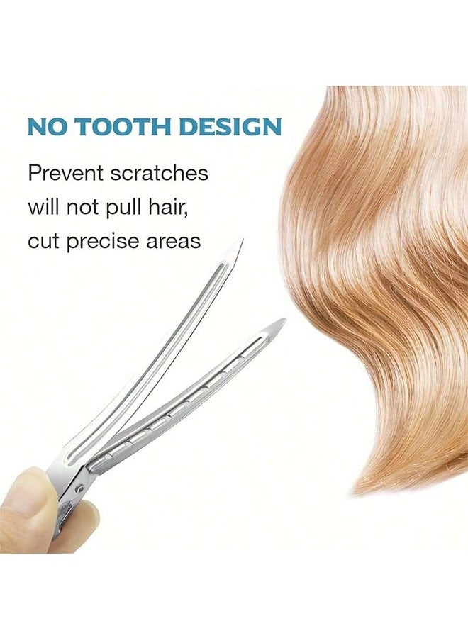 40Pcs Makeup Hairdresser Clips For Styling Of Women Girls，Duck Bill Hair Clips, Hair Sectioning Clips With 3 Different Sizes, DIY Hairdressing Salon Tool Set, Metal Pin Curl Clip, Hair Styling Accessories Kit （Large 20PCS+Medium 10PCS+Small 10PCS） - Image 2