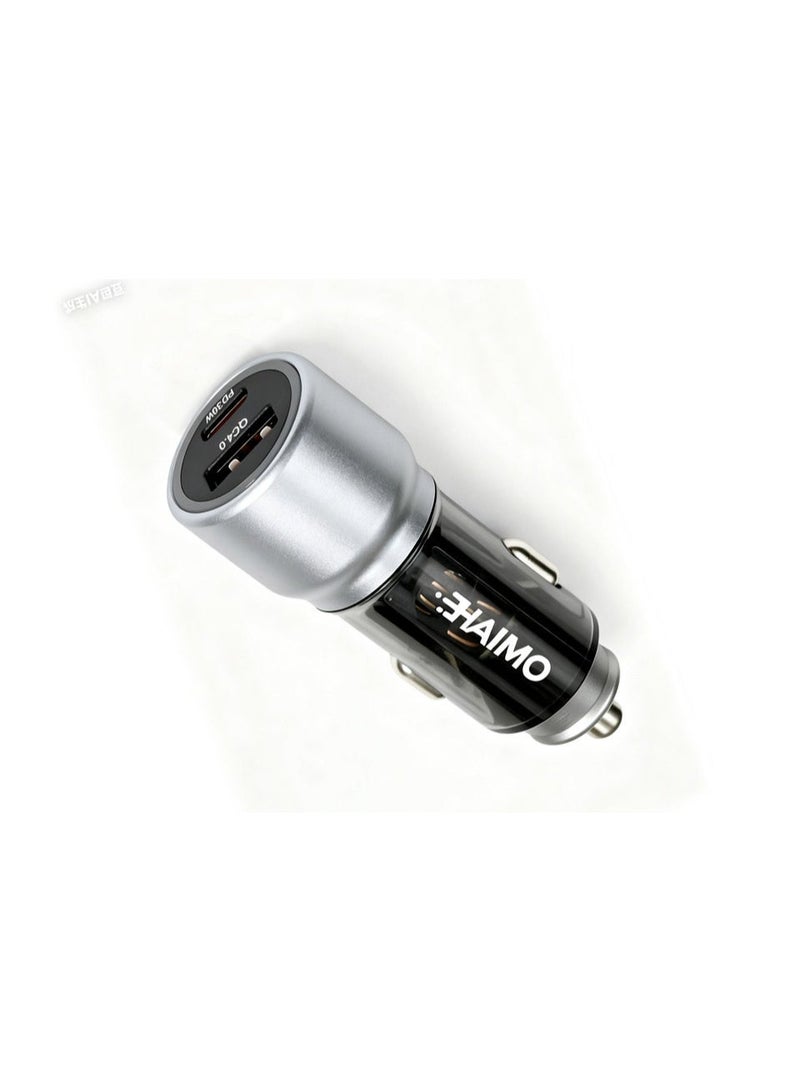 Haimo 52.5W 2 in 1 Fast car charger with a cable free, can charger 2 mobile fasft at same time - Image 5