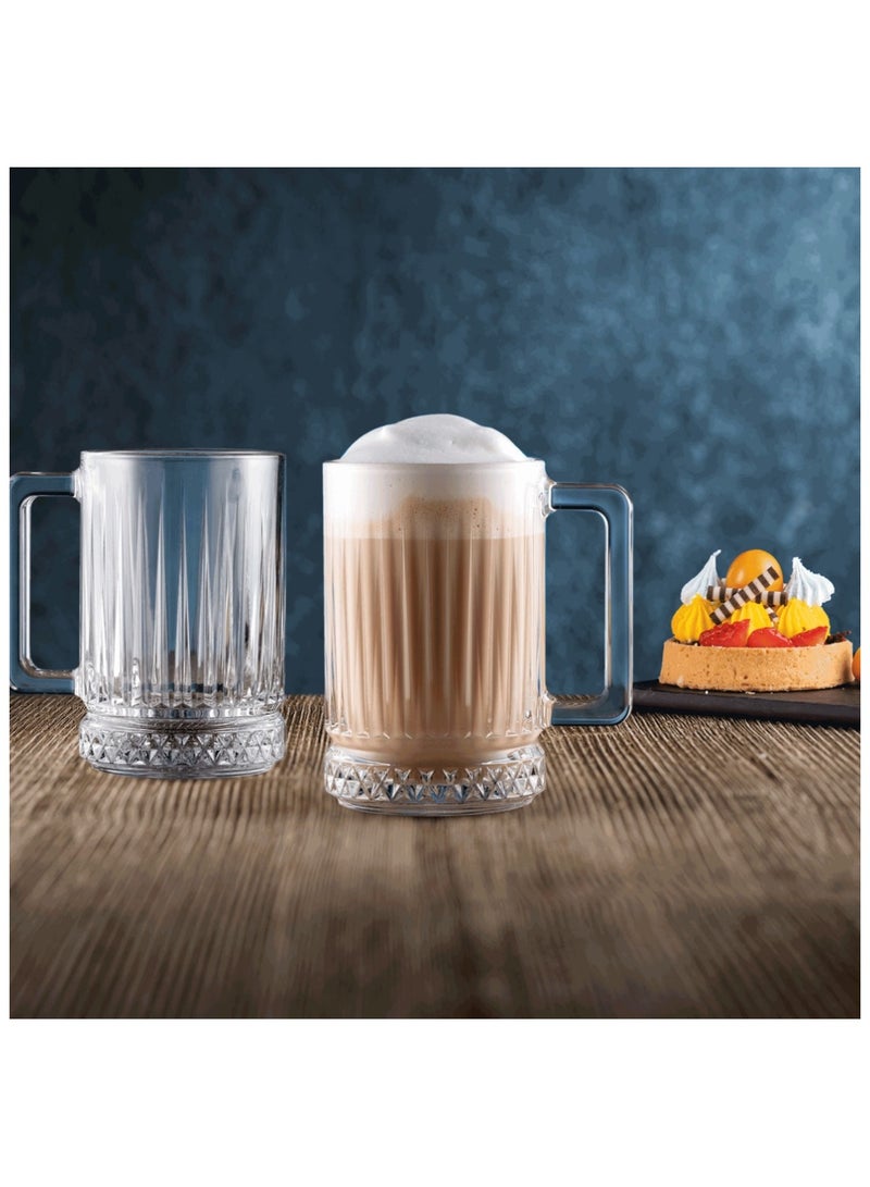 Pasabahce 2 Pieces Elysia Glass Mug Set 310 Ml Clear - Image 5