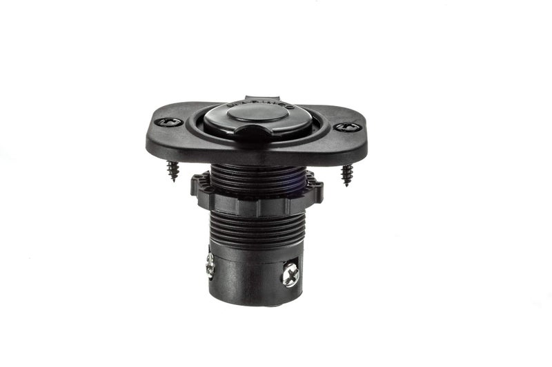 MotorGuide 8M0092066 Trolling Motor Receptacle — for 10-Gauge and 8-Gauge Wire, with Composite Mounting Plate, Black - Image 3