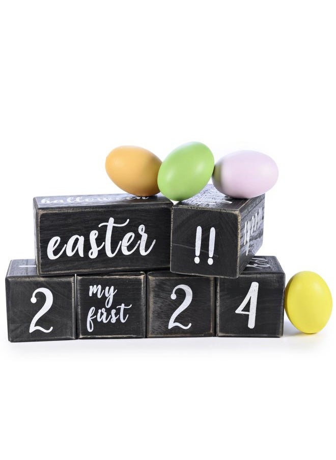 MAINEVENT Baby Monthly Milestone Blocks Complete Set, Milestone Blocks for Baby Boy, Best Baby Gifts for Baby Shower, Newborn Photography Props Baby Photo Props, Month Baby Milestone Blocks  - Image 1