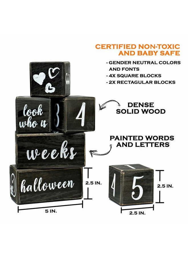 MAINEVENT Baby Monthly Milestone Blocks Complete Set, Milestone Blocks for Baby Boy, Best Baby Gifts for Baby Shower, Newborn Photography Props Baby Photo Props, Month Baby Milestone Blocks  - Image 3