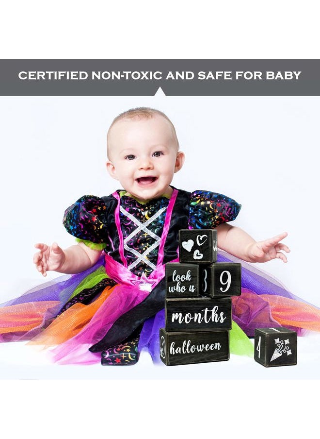 MAINEVENT Baby Monthly Milestone Blocks Complete Set, Milestone Blocks for Baby Boy, Best Baby Gifts for Baby Shower, Newborn Photography Props Baby Photo Props, Month Baby Milestone Blocks  - Image 2