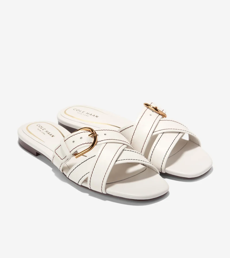 Cole Haan  Women's Velma Buckle Slide Sandals for Women | Best Price UAE