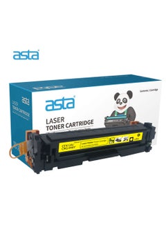Asta ASTA  410A CF412A Universal CRG 046 Y Color Toner Cartridge Compatible For Canon HP Laser Jet LBP651C LBP652C MF733Cdw MF735Cdw M452 MFP M477 M477fdw Printer CF F 412 410 A CRG-046 Yellow High Yield  - Image 1