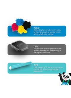 Asta ASTA  410A CF412A Universal CRG 046 Y Color Toner Cartridge Compatible For Canon HP Laser Jet LBP651C LBP652C MF733Cdw MF735Cdw M452 MFP M477 M477fdw Printer CF F 412 410 A CRG-046 Yellow High Yield  - Image 5