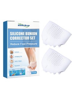 SOUTH MOON Metatarsal Pads Toe Separators For Bunion Correction,Soft And Breathable Hammer Toe Corrector Toe Spacers For Women Men Feet Relief-1 Pair  - Image 1