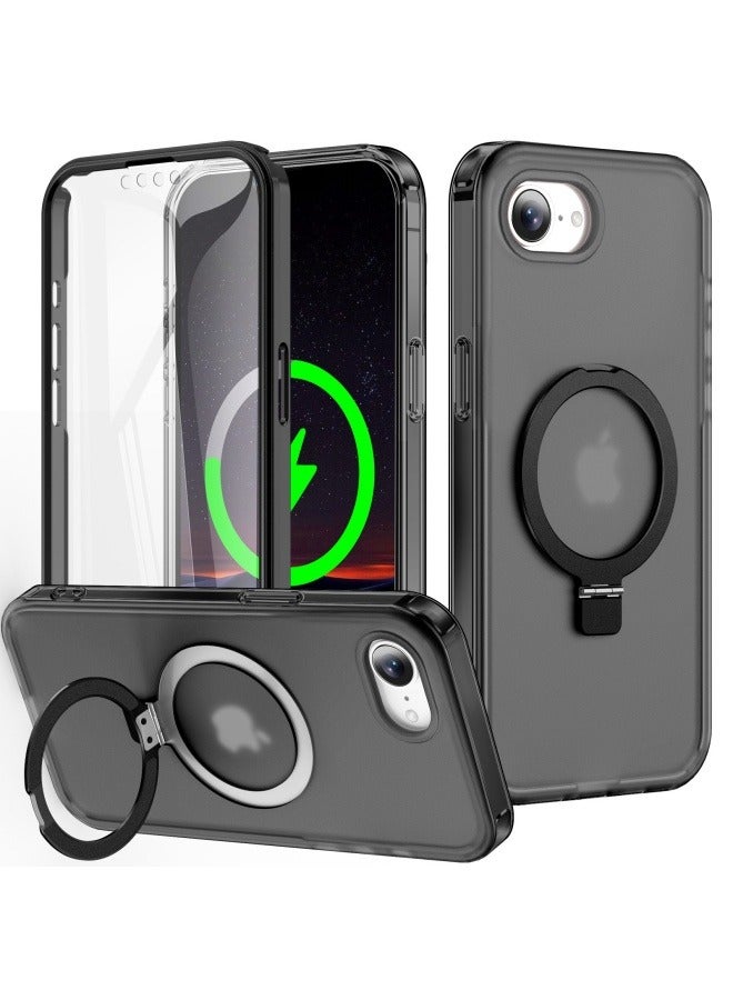 Suitable for iPhone 16E magsafe magnetic bracket mobile phone case anti-fall mobile phone protective cover