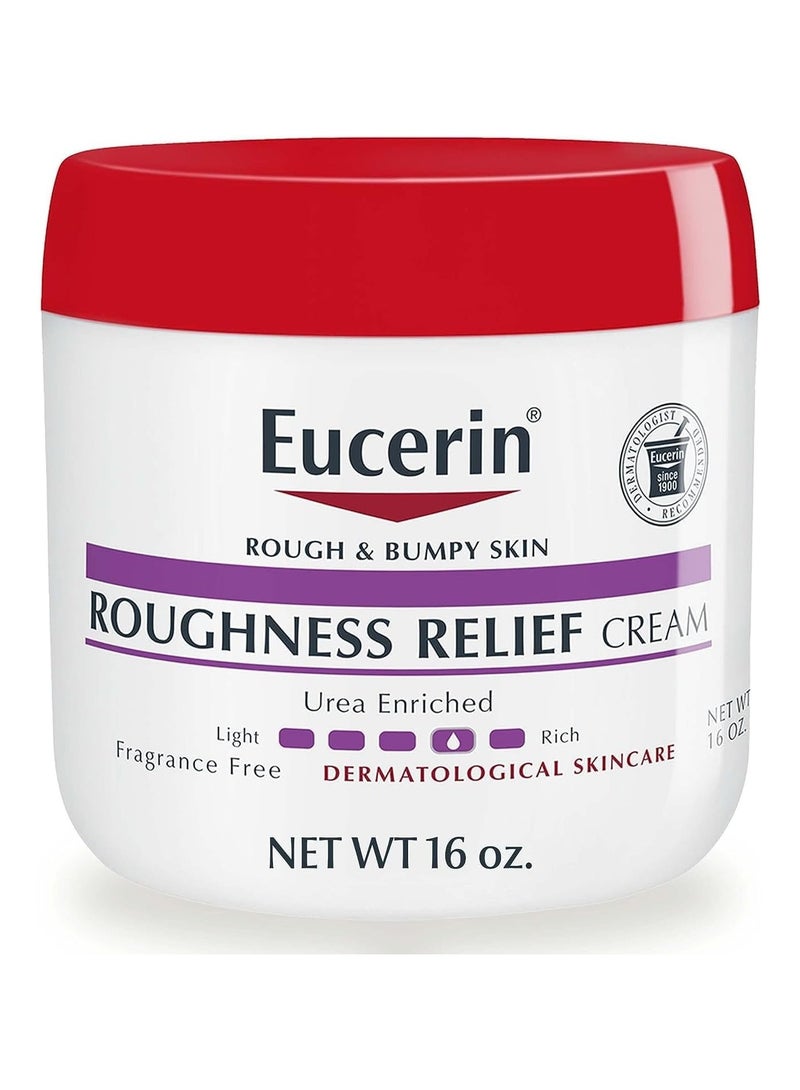 Eucerin كريم يوسيرين لتخفيف خشونة البشرة، كريم للجسم خالٍ من العطور للبشرة الجافة، عبوة سعة 16 أونصة
