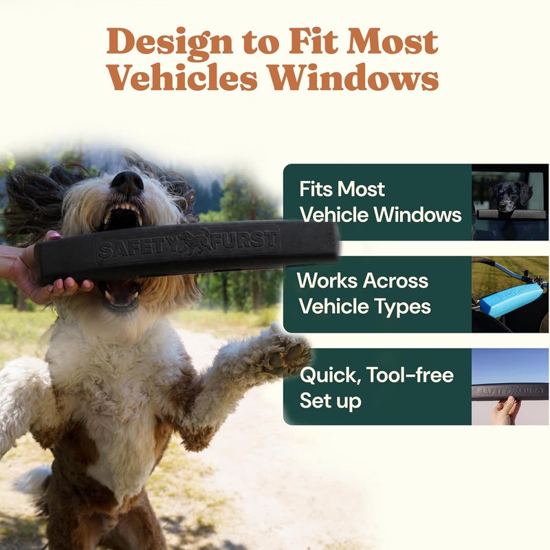 Whiffie Cushion™ - Window Chin Rest for Dogs - XL EXTRALIGHT® Foam, Waterproof, Secure Fit, Easy Clean Car Travel Cushion - Image 4