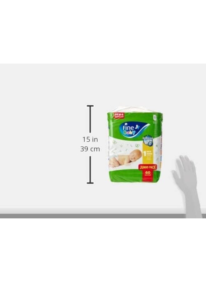 Fine Baby - New Born Diapers Size 1 (2-5kg) - Image 1