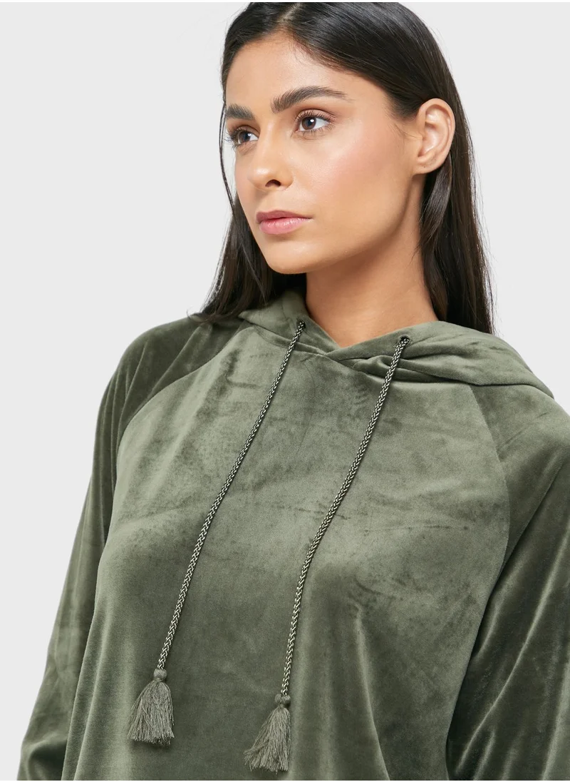 hunkemoller Colourblock Velour Top