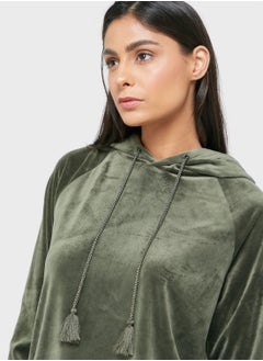 hunkemoller Colourblock Velour Top  - Image 3