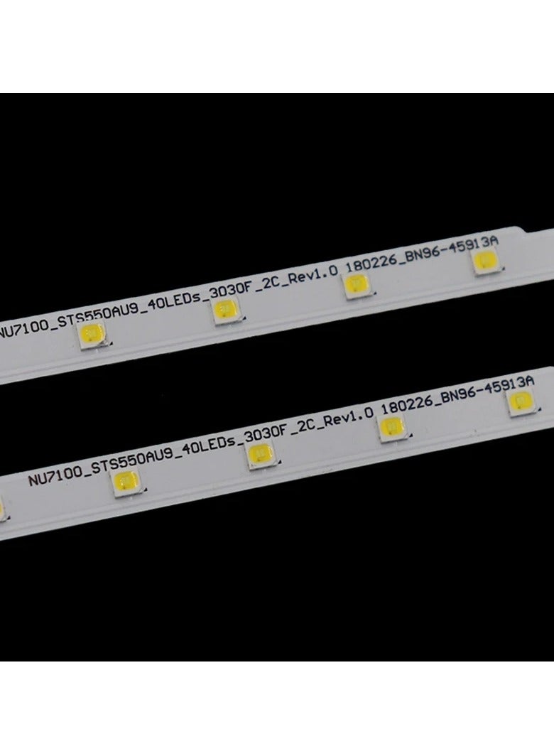 Samsung 2 Pcs Led Backlight for Samsung 55" (NU7100_STS550AU9_40LEDS_3030F_2C_REV1.0 180226_BN96-45913A) - Image 3