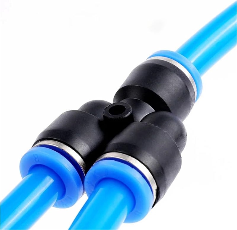 Air Quick Connect Fittings 100pcs Pneumatic Hose Tube Connector PU OD10mm - Image 5