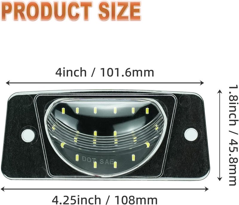 NEIFILES LED License Plate Light Assembly for Chevy Trailblazer & GMC Envoy - Image 4