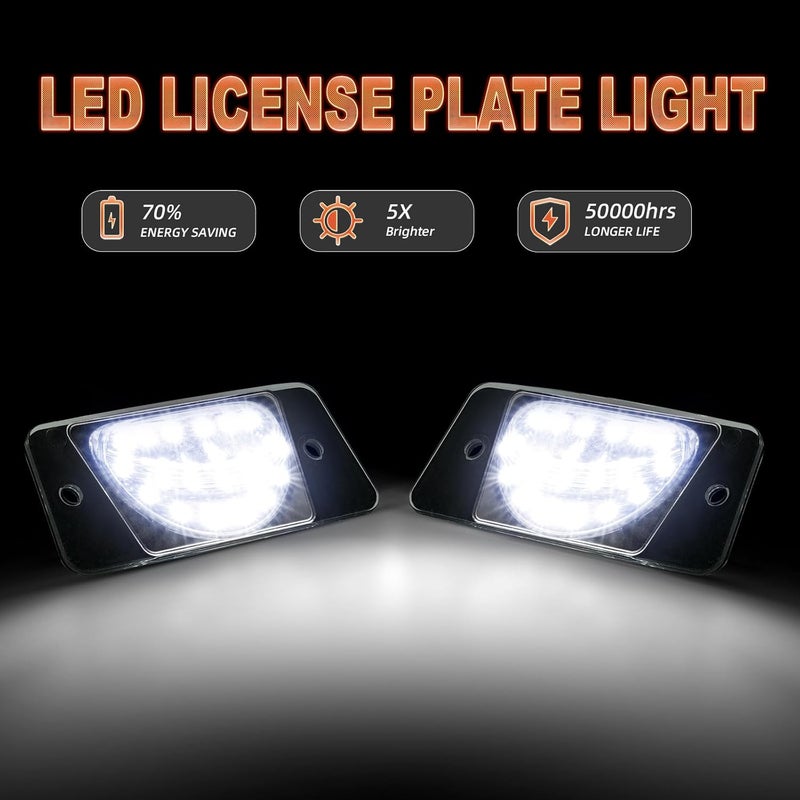 NEIFILES LED License Plate Light Assembly for Chevy Trailblazer & GMC Envoy - Image 2