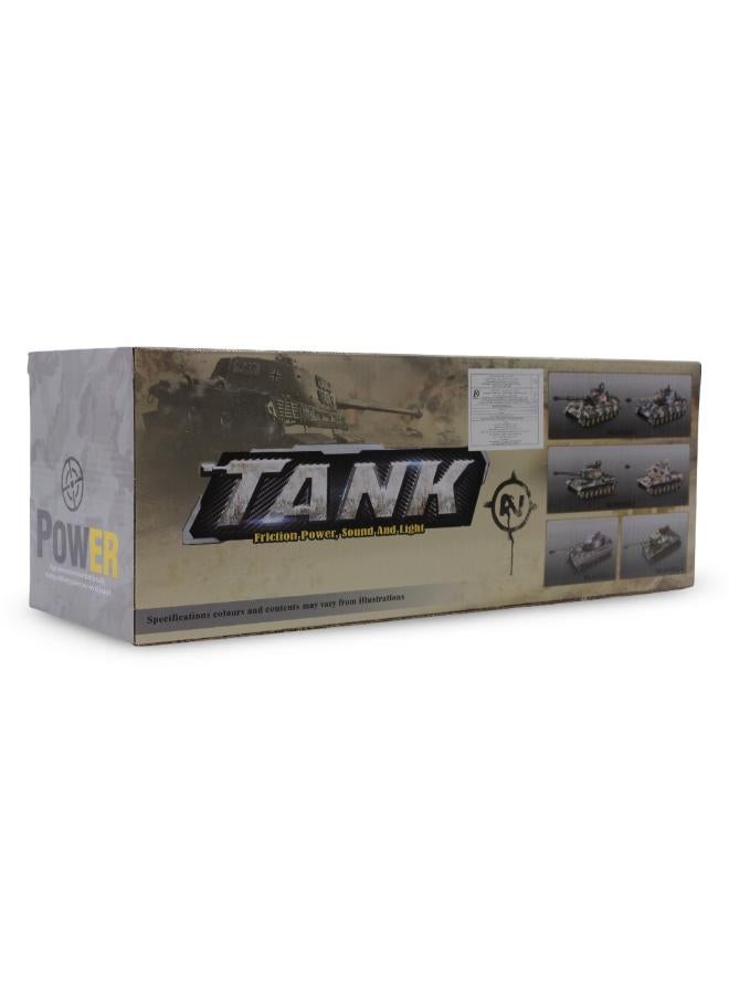Military Tank Toy with Sound & Light Effects - Image 2