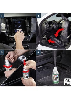 SONAX Car Air Conditioner Cleaner and Freshener with Green Lemon Scent, 100 ml, Cleans Internal AC Surfaces and Eliminates Dirt and Odors, Made in Germany.  - Image 4