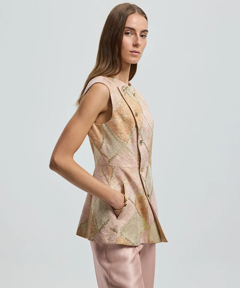 Ipekyol  Metallic Thread Jacquard Jacket for Women | Best Price UAE