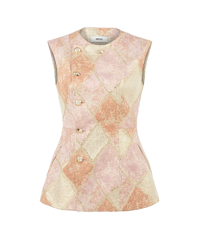 Ipekyol  Metallic Thread Jacquard Jacket for Women | Best Price UAE