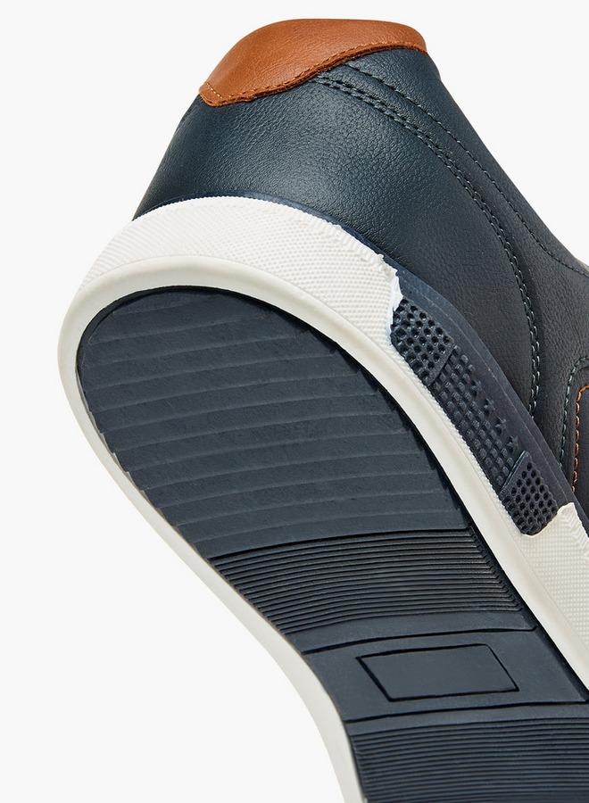 LBL by Shoexpress Men's Panelled Ankle Sneakers with Lace-Up Closure - Image 5