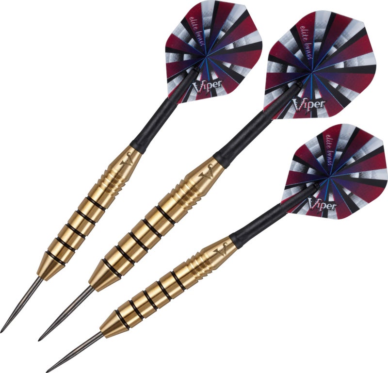 Viper by GLD Products unisex adult 25 Grams darts, Black, grams US - Image 1