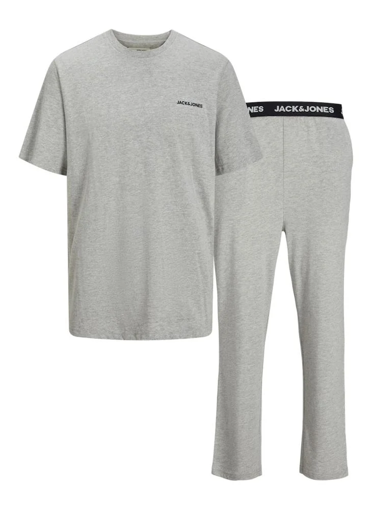 JACK & JONES Logo Pyjama T-Shirt And Pants Set